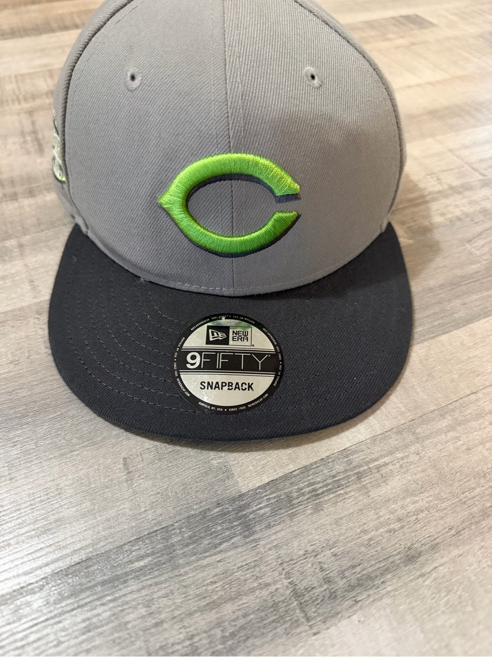 New Era Cincinnati Reds 9FIFTY Snapback Hat Gray Black Green All Star Game MLB